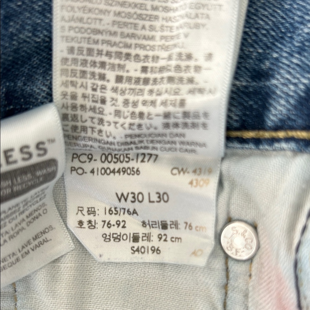 Levi’s Vintage looking 505 Jeans 30X30  A+++ distressed for a 2019 Jean - Picture 9 of 12